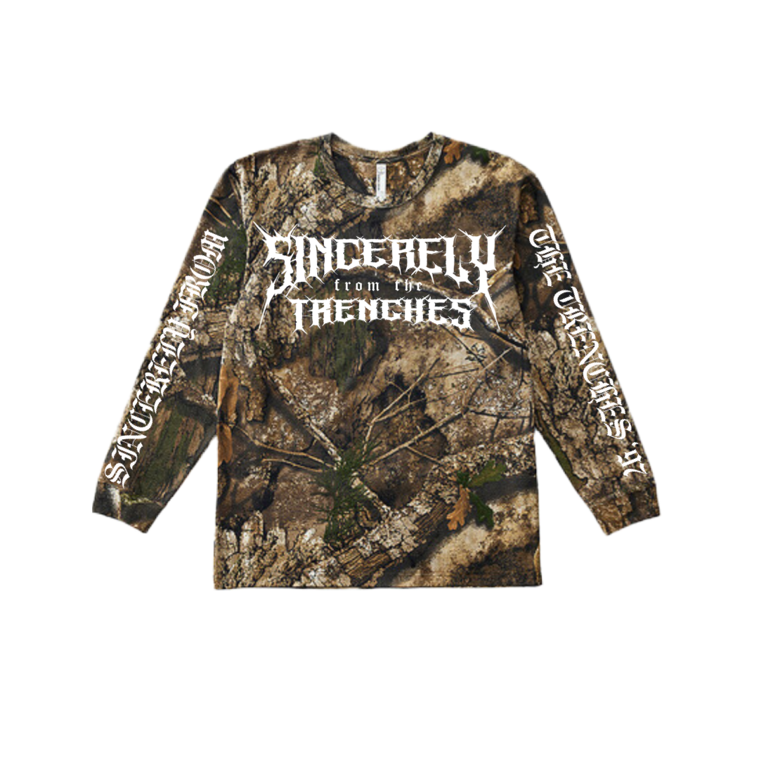 E$$ENTIAL$ CAMO LONG $LEEVE