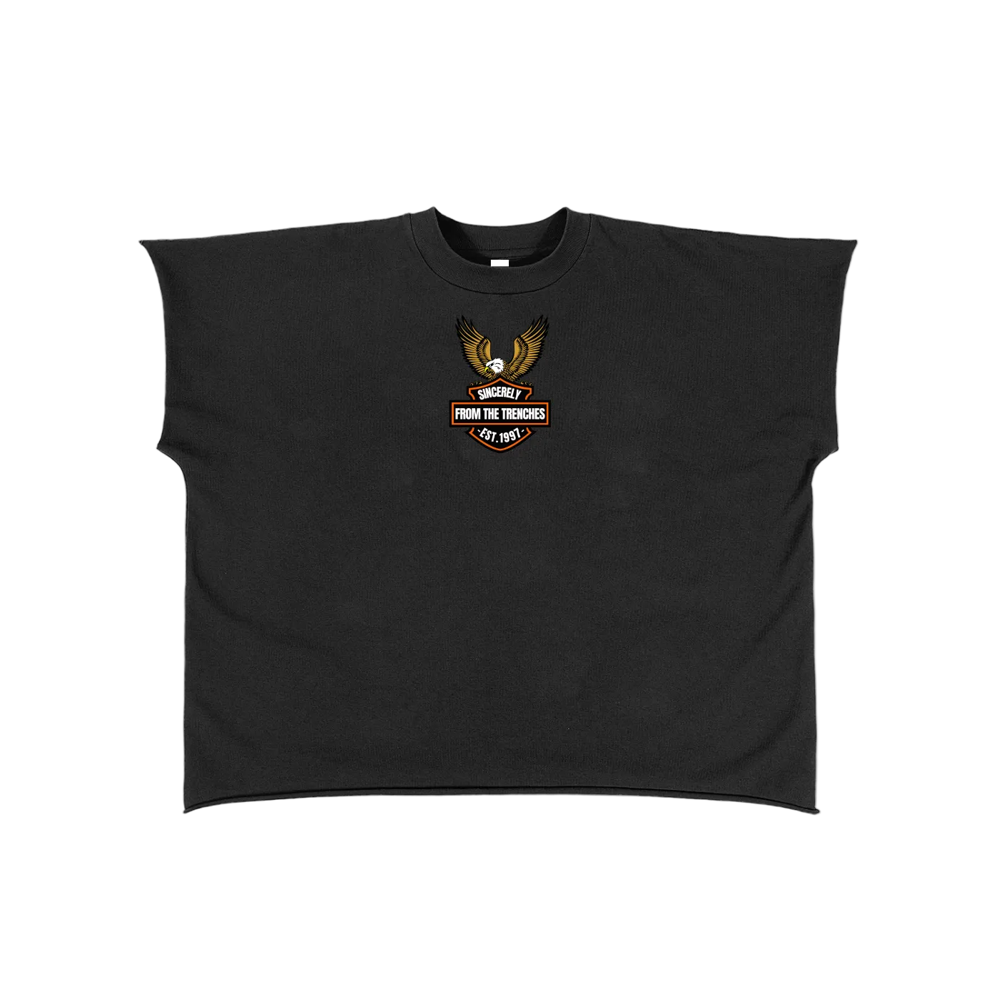 TRENCHES MOTOR CLUB CROPPED TEE